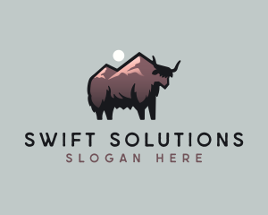 Mountain Yak Wildlife logo design