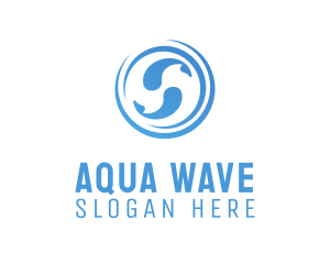 Blue Aqua Fishes logo