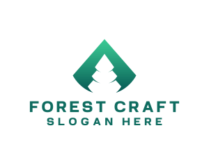 Pine Tree Forest logo design