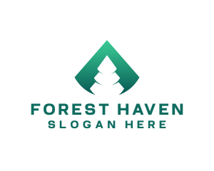 Pine Tree Forest logo design