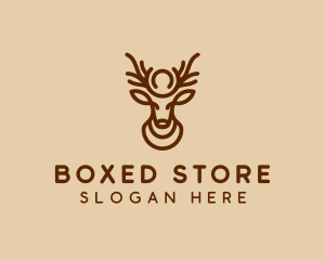 Brown Horn Deer logo design