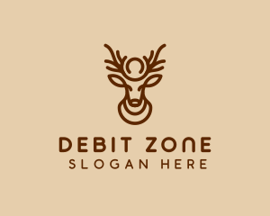 Brown Horn Deer logo design