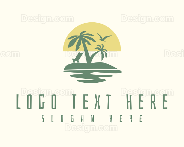 Palm Tree Beach Resort Logo