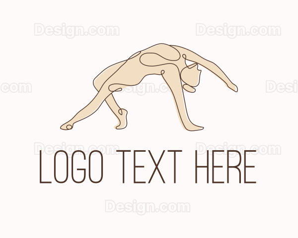 Yoga Exercise Wellness Logo