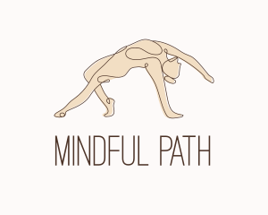 Yoga Exercise Wellness Logo