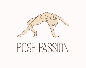 Yoga Exercise Wellness logo design