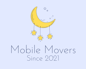 Baby Stars Moon  logo design