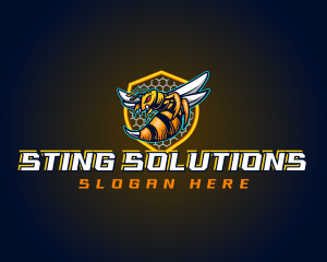 Hornet Gaming Shield logo design