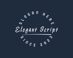 Business Script Firm logo design