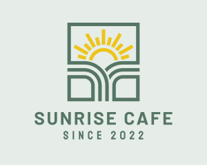 Sunrise Organic Farming  logo design