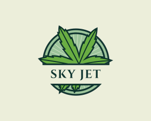 Marijuana Cannabis Plant logo