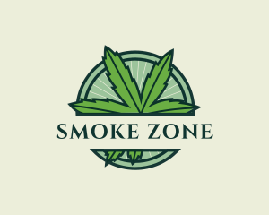 Marijuana Cannabis Plant logo design