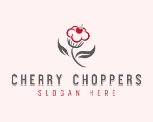 Cupcake Flower Pastry logo design