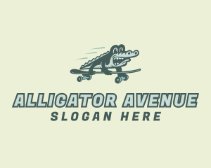 Alligator Skater Skateboard logo