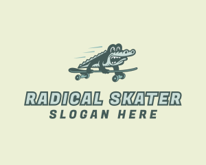 Alligator Skater Skateboard logo