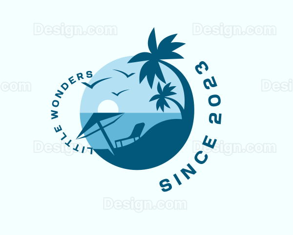 Summer Beach Resort Logo