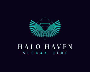 Religious Halo Wings logo