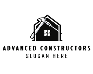 Home Hammer Renovation logo design