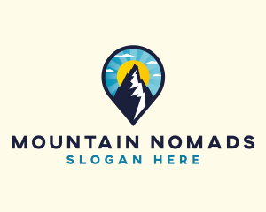 Mountain Sun Travel Agency logo design