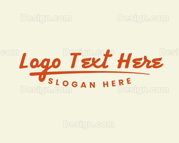 Hipster Retro Business Logo