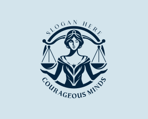Woman Legal Justice logo