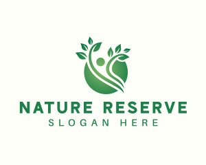 Natural Human Plant logo design