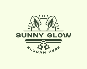 Shovel Landscaping Tool logo design