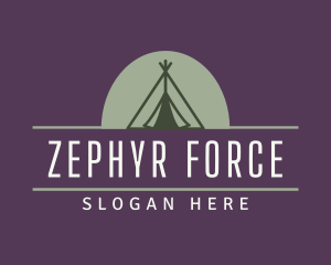 Camping Tent Outdoor Logo