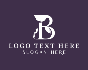 Floral Salon Letter B logo