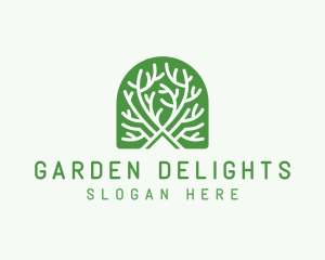 Sustainable Garden Tree logo design