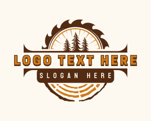 Lumber Woodwork Saw logo