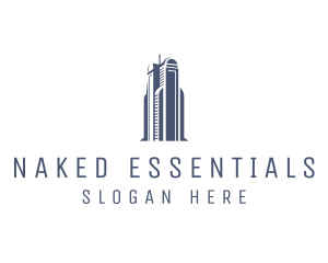 Blue Architectural Building logo design