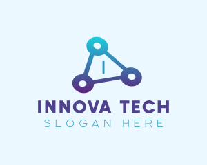  Triangle Tech Letter logo design