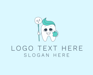 Mouth Mirror Tooth  logo