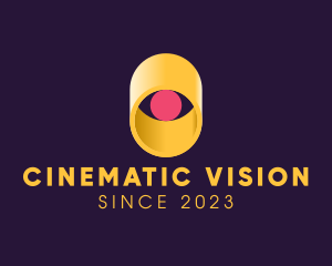 Cylindrical Eye Vision logo design