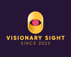 Cylindrical Eye Vision logo design