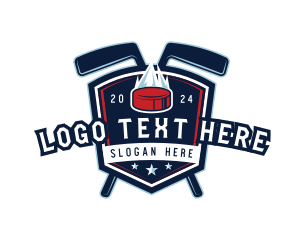 Hockey - Sports Hockey Athlete logo design
