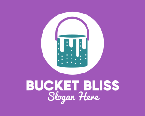 Pastel Paint Bucket logo design