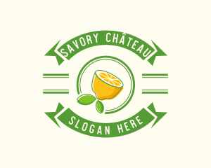 Lemon Juice Banner logo design