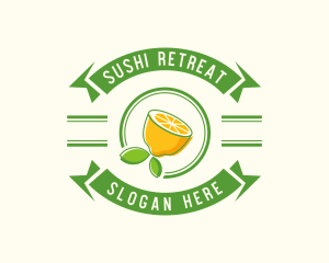 Lemon Juice Banner logo design