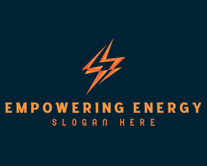 Lightning Bolt Energy logo design