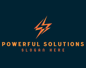 Lightning Bolt Energy logo design