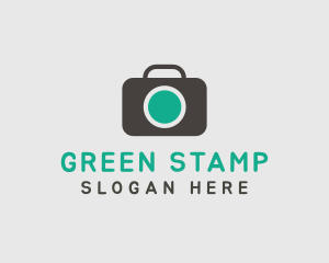 Photography Green & Grey logo design