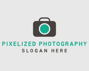 Photography Green & Grey logo design