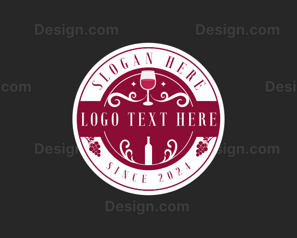 Wine Liquor Bar Logo