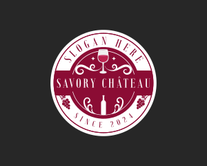 Wine Liquor Bar logo design