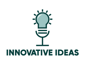 Idea Voice Lamp logo design