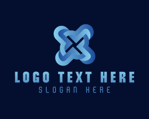 Creative Studio Letter X logo