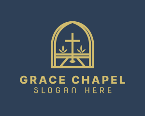 Cross Chapel Preaching logo design