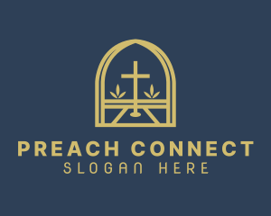 Cross Chapel Preaching logo design